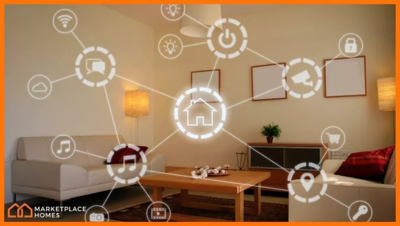 picture showing all the connections in the smart home systems