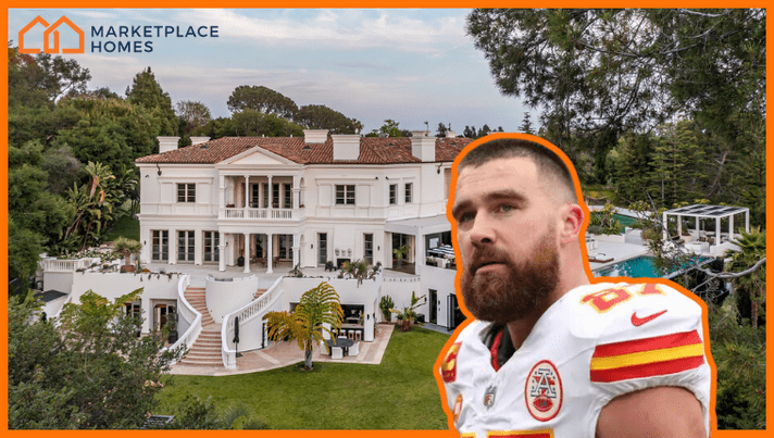 travis kelce, chiefs, and his house.