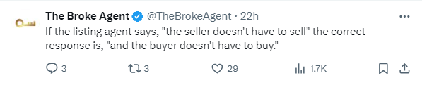 the broke agent NAR opinion
